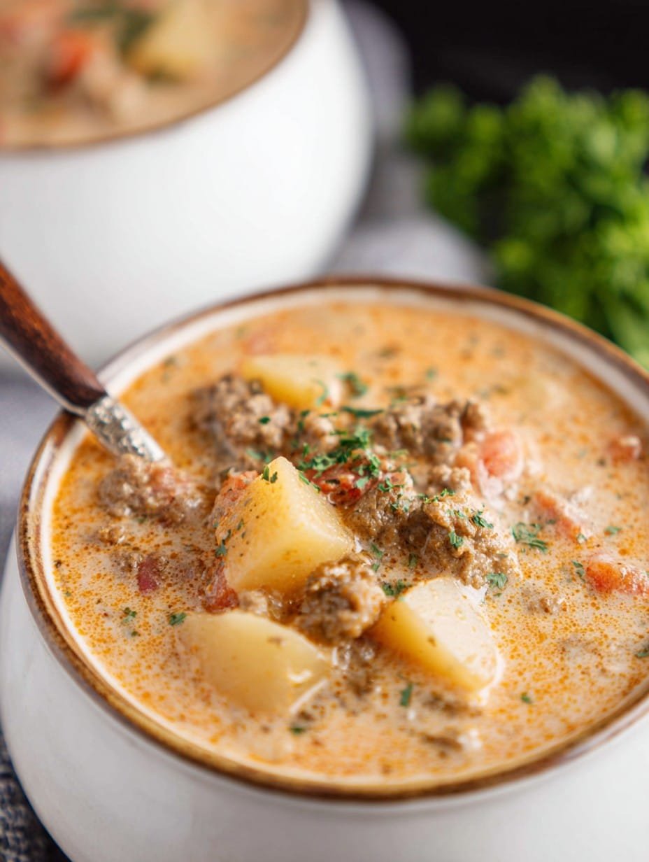 Slow Cooker Sausage & Potato Soup