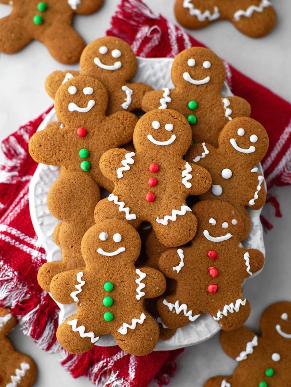 Soft & Chewy Gingerbread Men Cookies