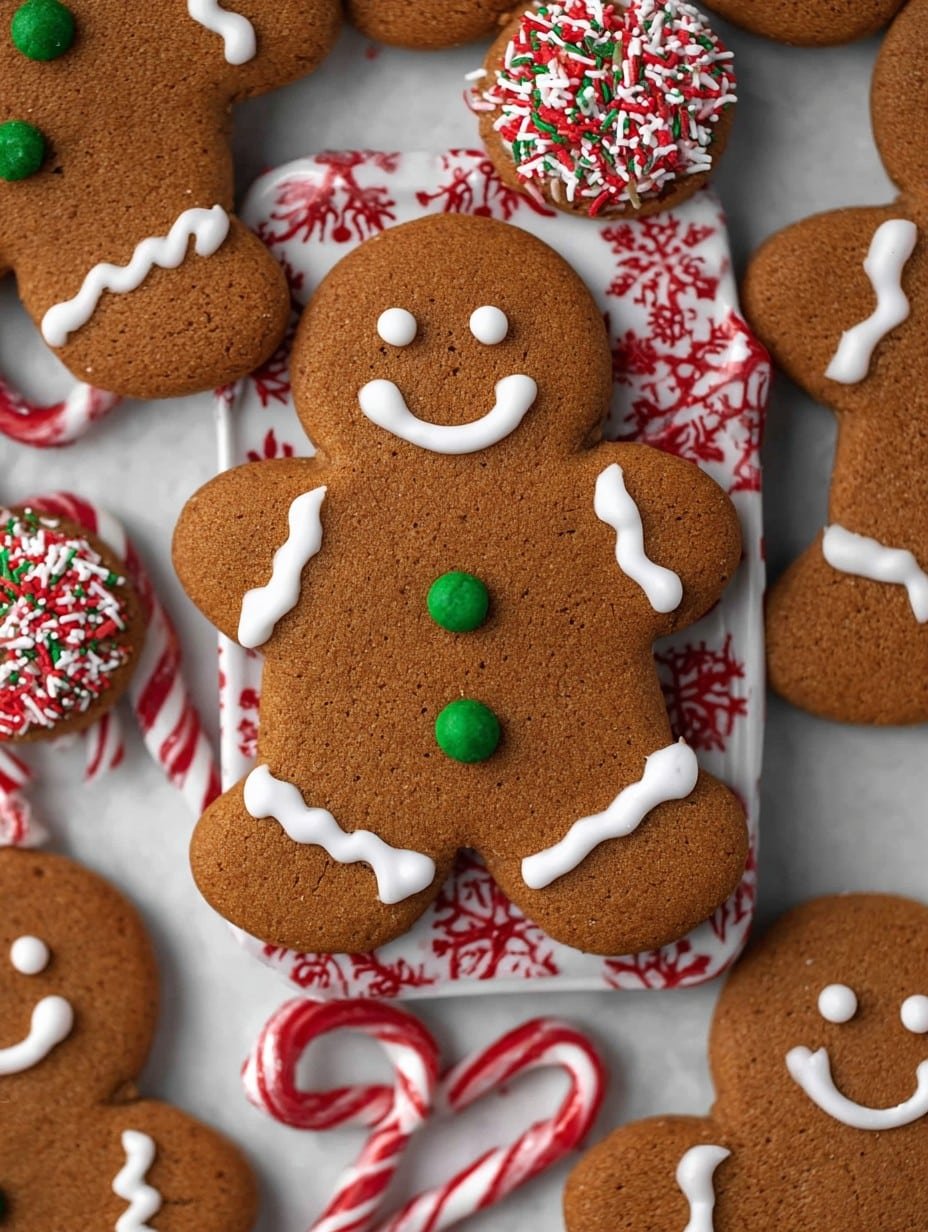 Soft & Chewy Gingerbread Men Cookies