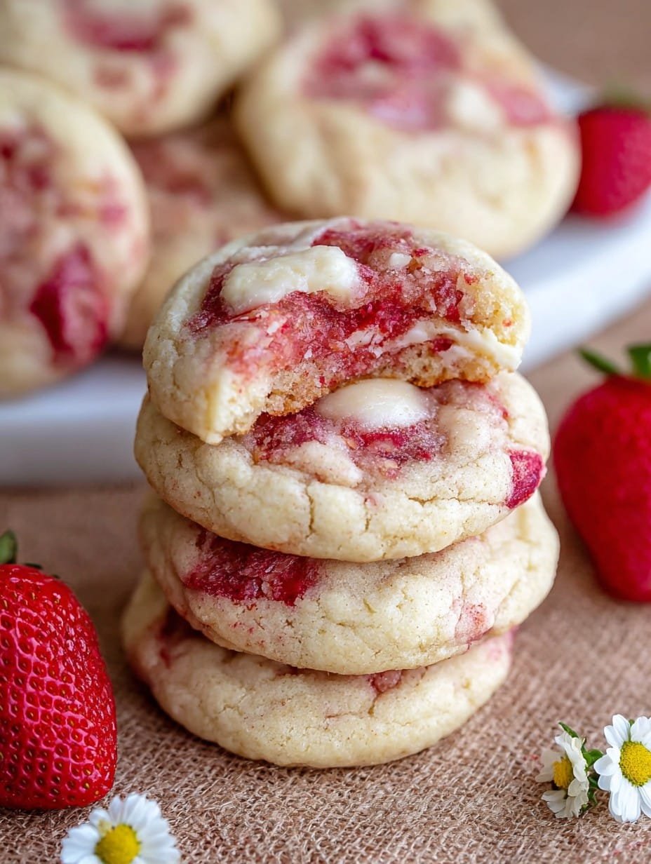 Strawberry Cheesecake Cookies Recipe