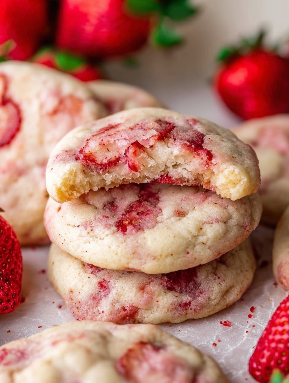 Strawberry Cheesecake Cookies Recipe