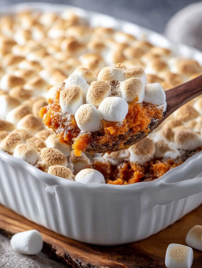 Sweet Potato Casserole with Marshmallows Recipe for Cozy Gatherings