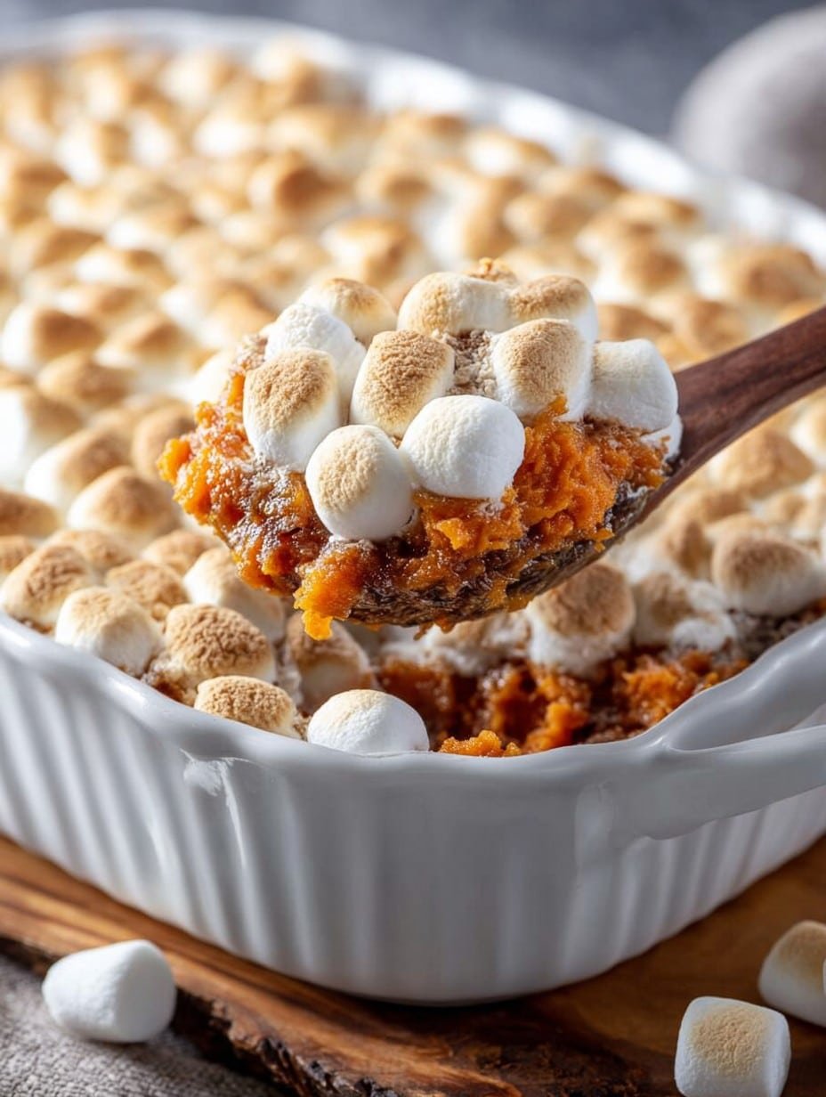 Sweet Potato Casserole with Marshmallows Recipe