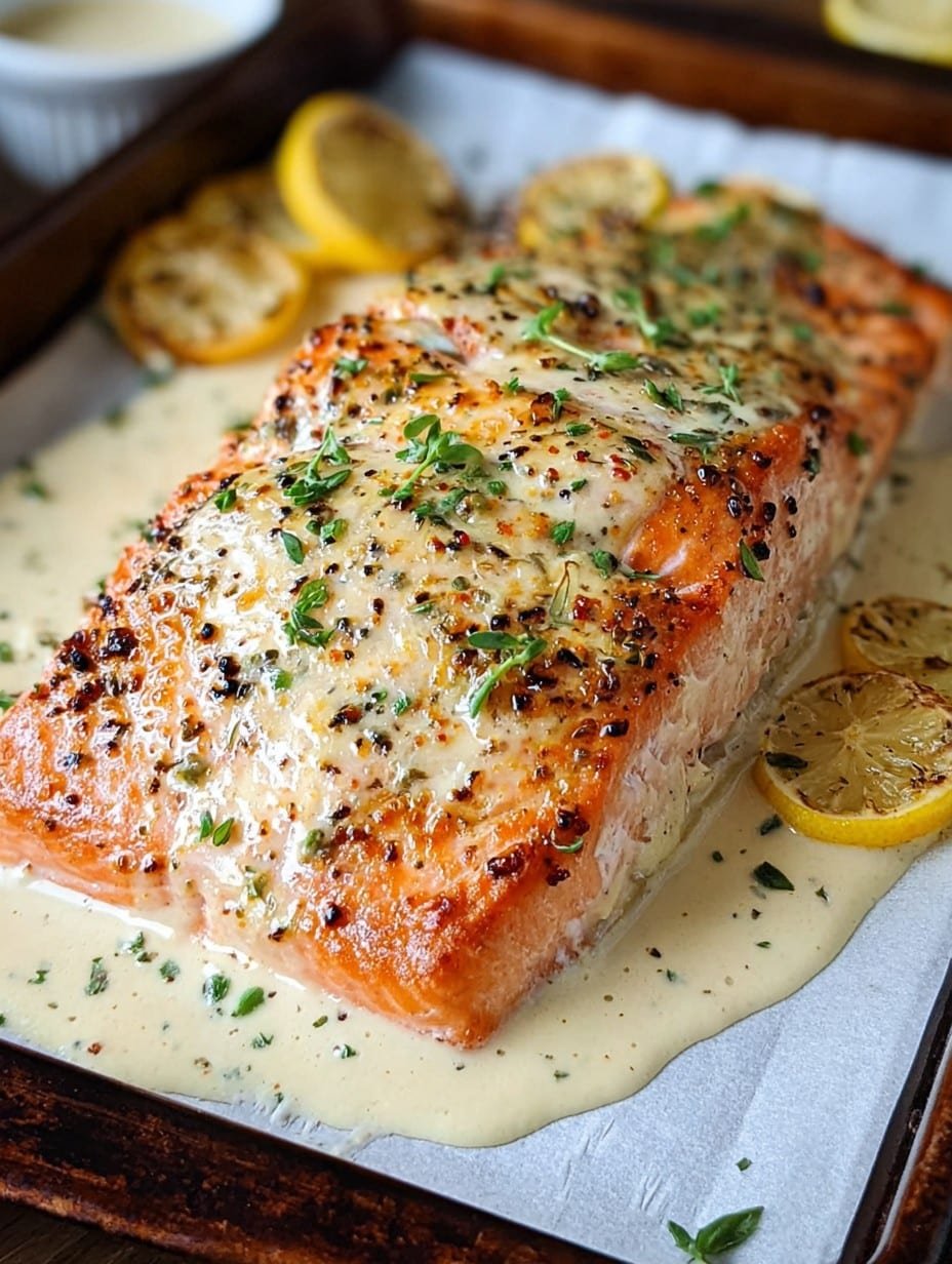 Baked Boursin Salmon – Creamy, Flavorful & Perfectly Baked
