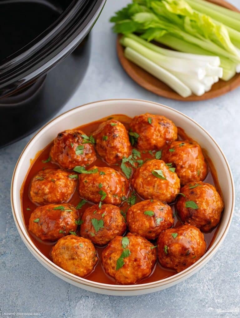 Buffalo Chicken Meatballs Recipe: Irresistibly Tangy & Easy