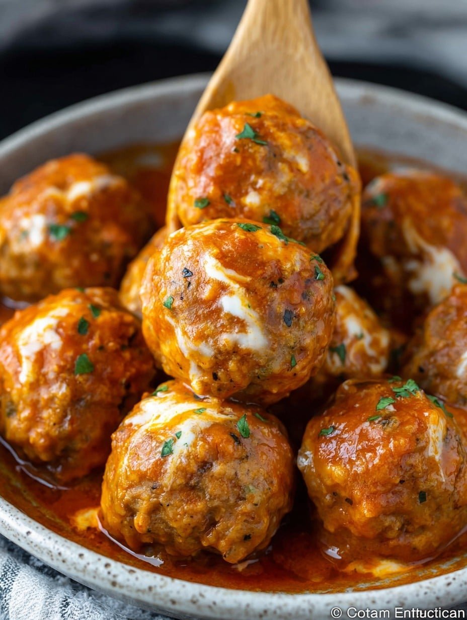 Buffalo Chicken Meatballs
