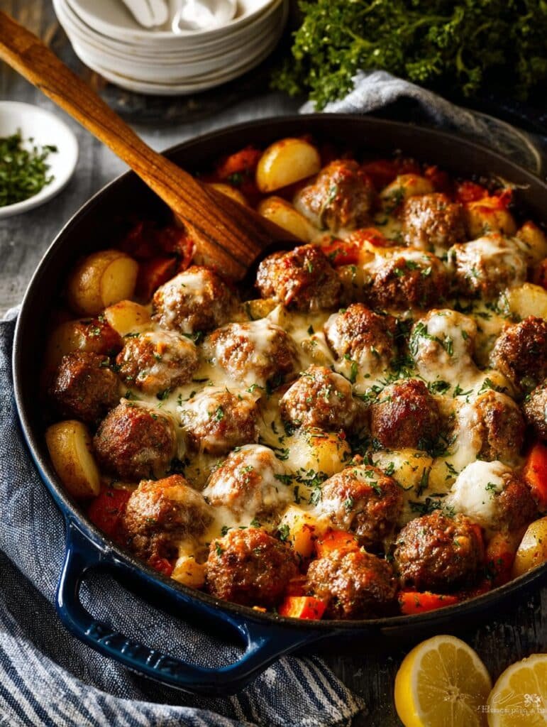 Classic Meatball Casserole (1950s-Style Family Dinner) Recipe Guide