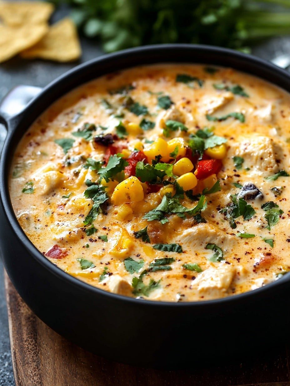 Creamy Chicken Enchilada Soup