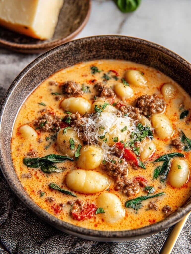 Creamy Italian Sausage Gnocchi Soup Recipe for Cozy Nights