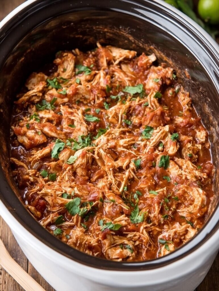 Crockpot Salsa Chicken Recipe: Ridiculously Easy & Tasty