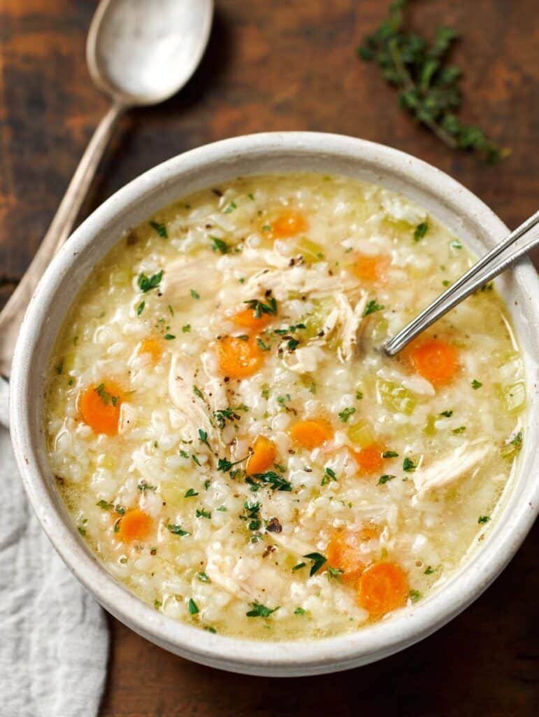 Easy Chicken and Rice Soup for Cozy Nights In