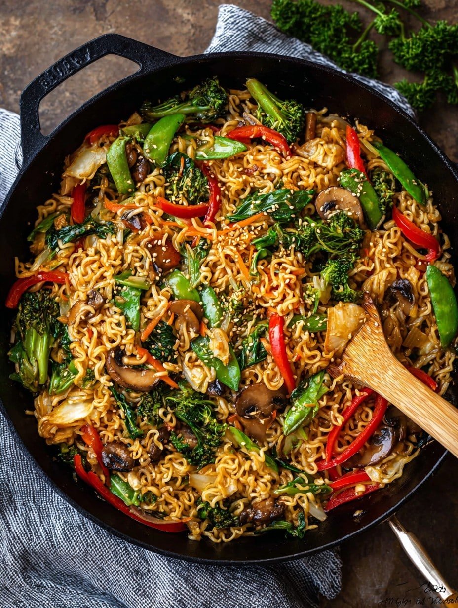 Easy Teriyaki Ramen Stir Fry