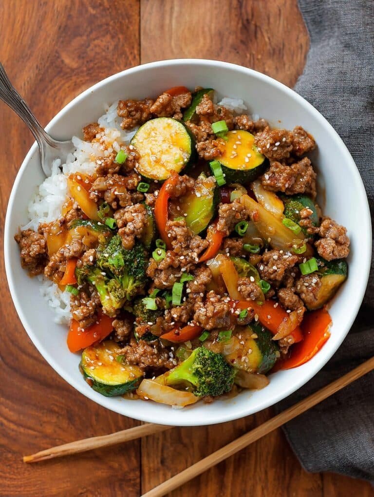 Ground Beef Stir Fry: Easy Weeknight Meal with Flavor