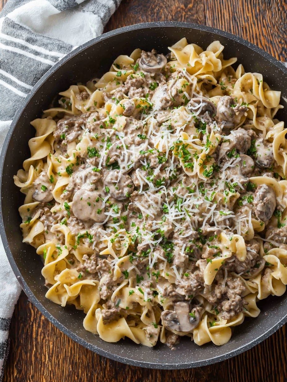 Ground Beef Stroganoff Recipe