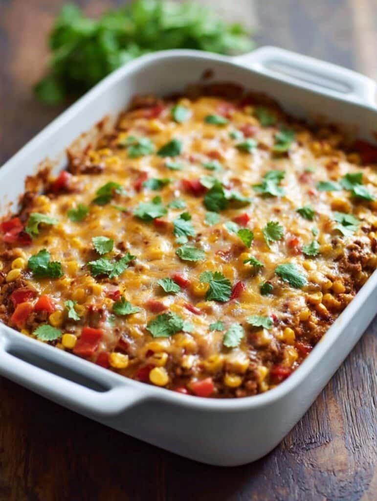 Healthy Mexican Casserole with Roasted Corn and Peppers Recipe Guide