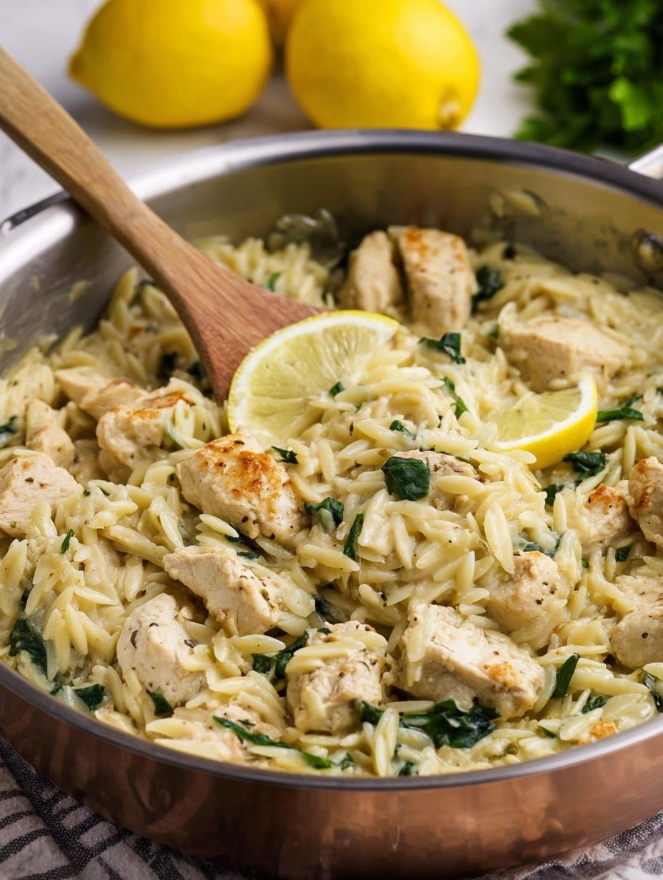 Lemon Chicken Orzo