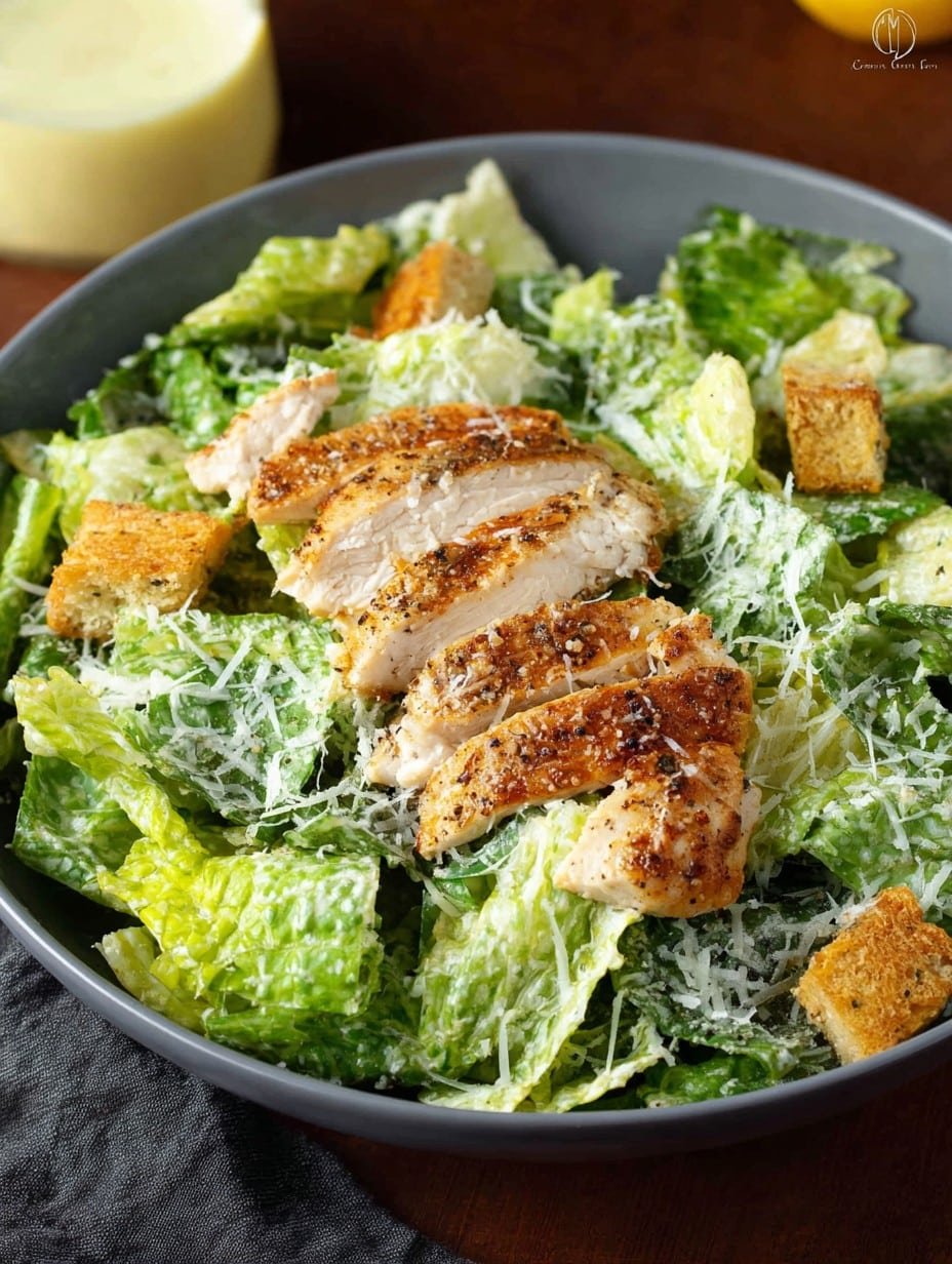 Low Carb Caesar Salad with Chicken: My Go-To Simple Dinner 1 Low Carb Caesar Salad with Chicken