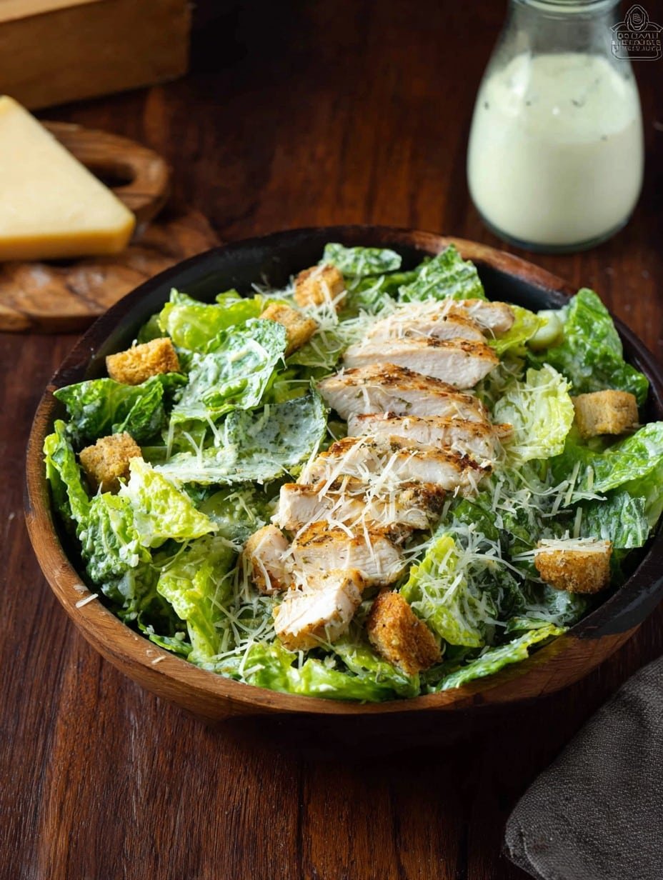 Low Carb Caesar Salad with Chicken
