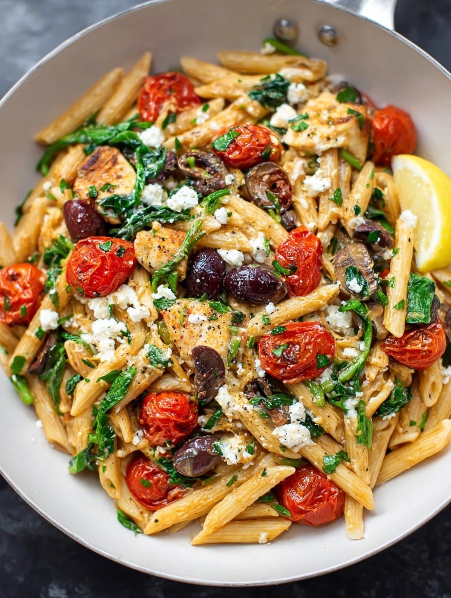 Mediterranean Pasta (One Pot!) Recipe for Busy Nights