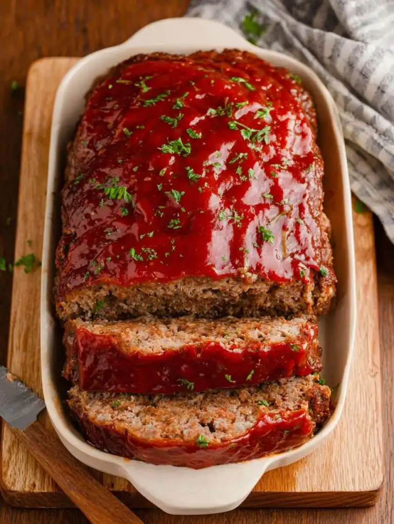 Mom’s Best Easy Meatloaf Recipe: Cozy, Simple & So Tasty