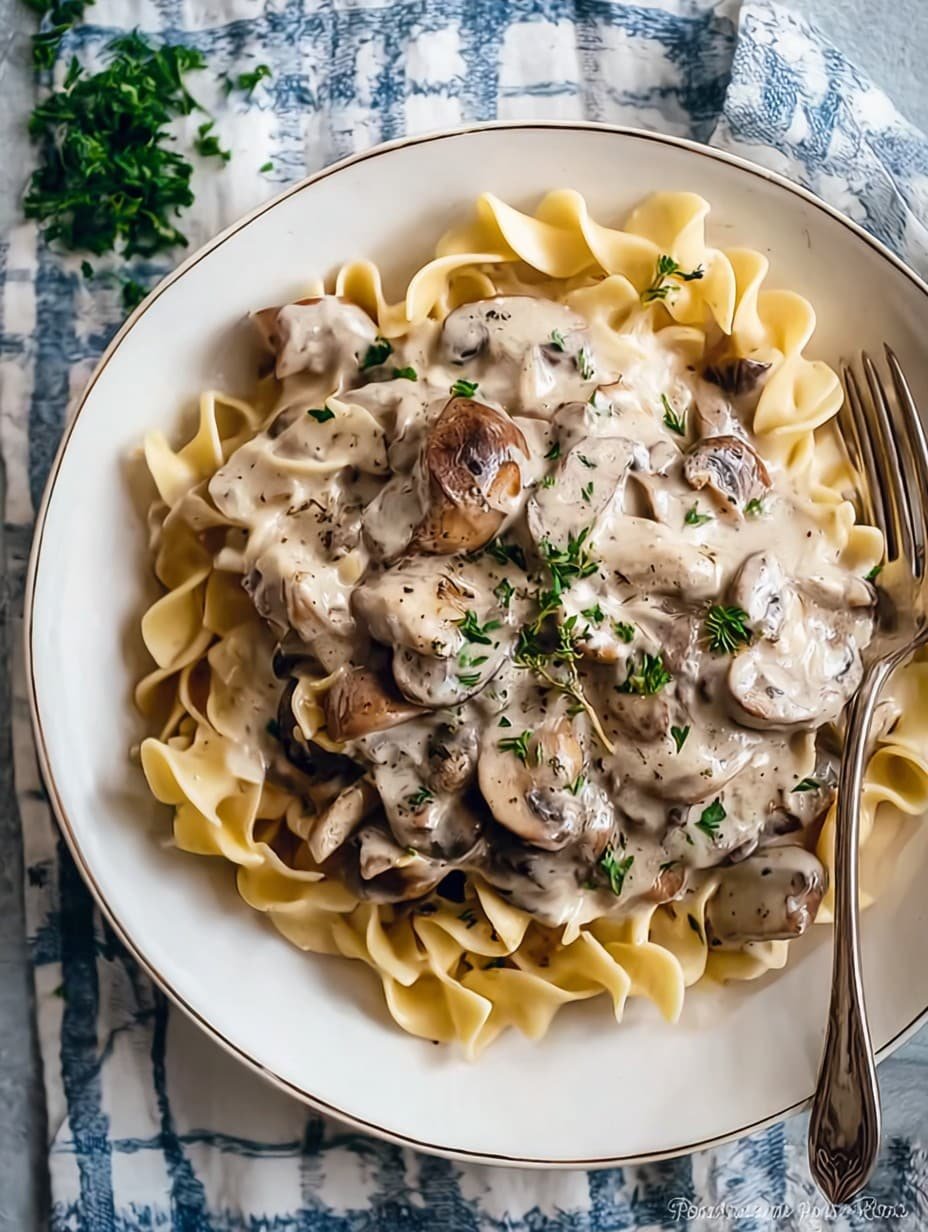 Mushroom Stroganoff