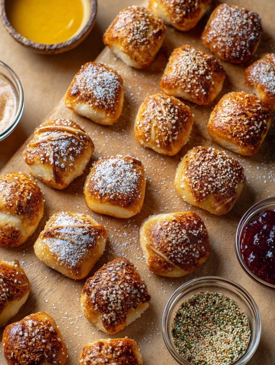 Pretzel Bites (3 Ways!)