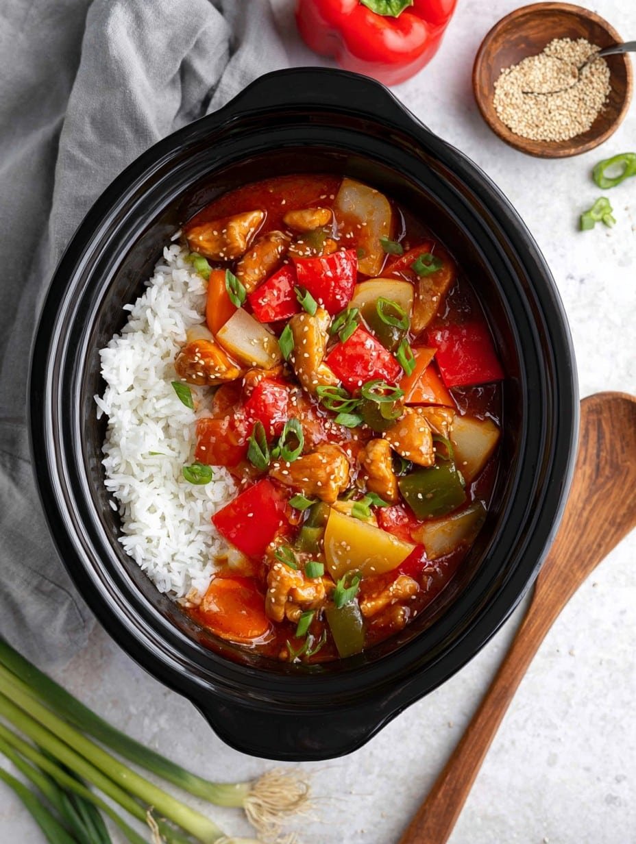 Slow Cooker Sweet and Sour Chicken