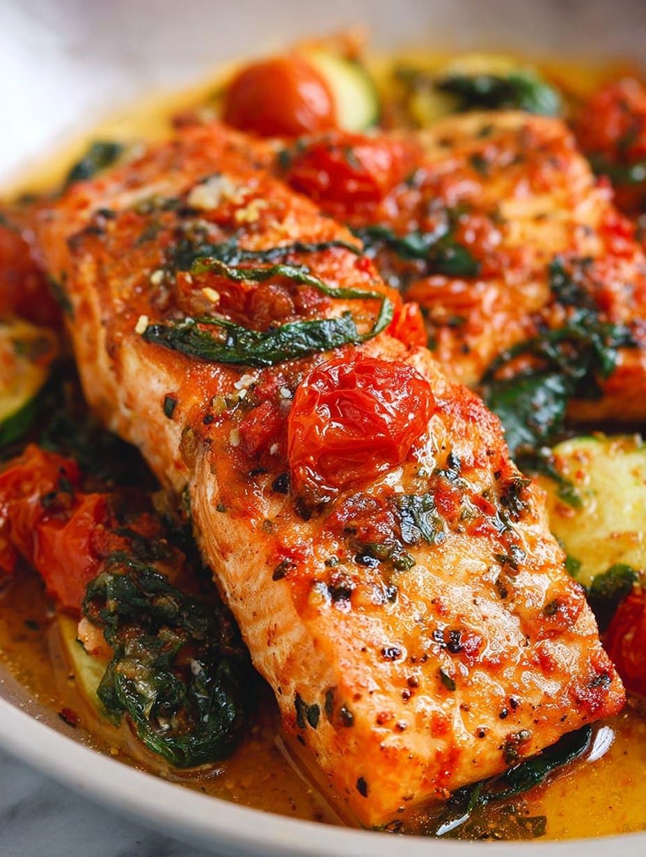 Tuscan Garlic Salmon Recipe – Healthy Salmon Recipe