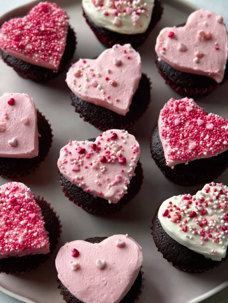 Valentine’s Day Heart-Shaped Cupcakes—A Fun, Sweet Treat