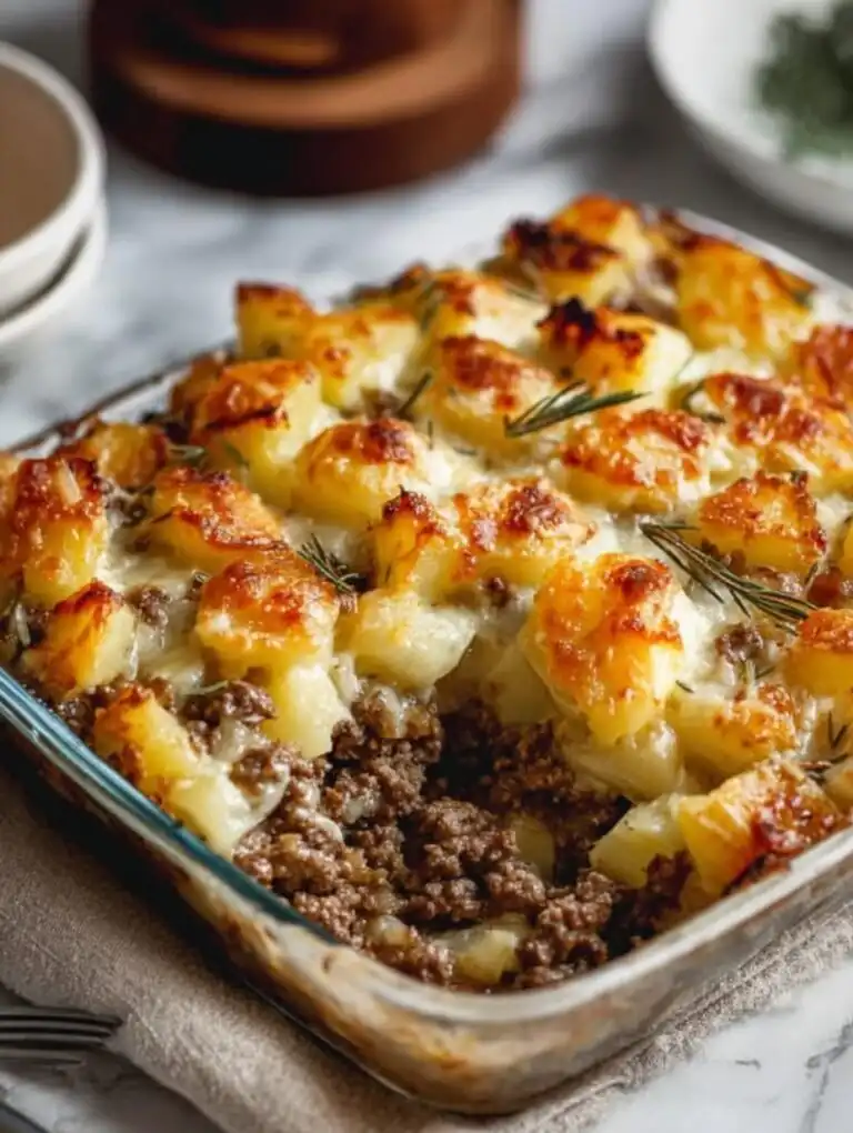 5-Ingredient Hamburger & Potato Casserole: Easy Comfort Recipe