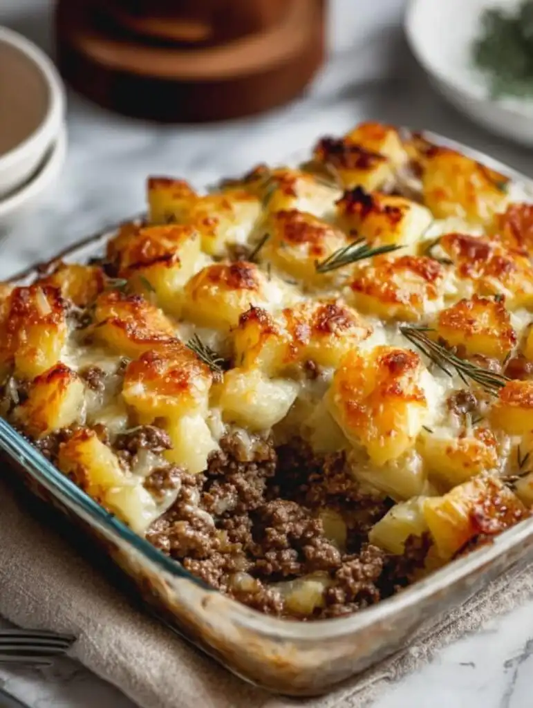 5-Ingredient Hamburger & Potato Casserole: Easy Comfort Recipe