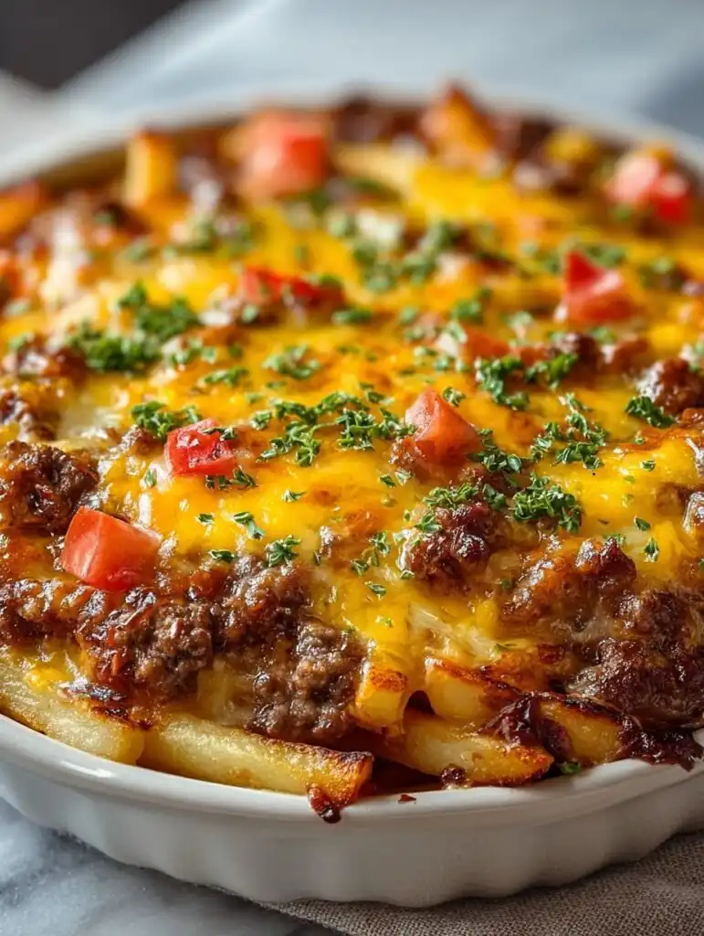 Cheeseburger French Fry Casserole: My Go-To Comfort Food Dinner