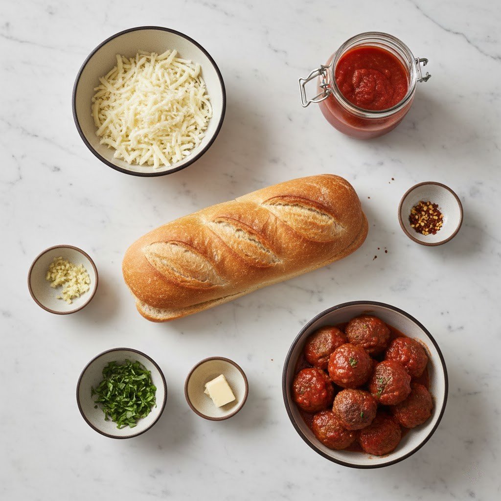 Cheesy Meatball Subs