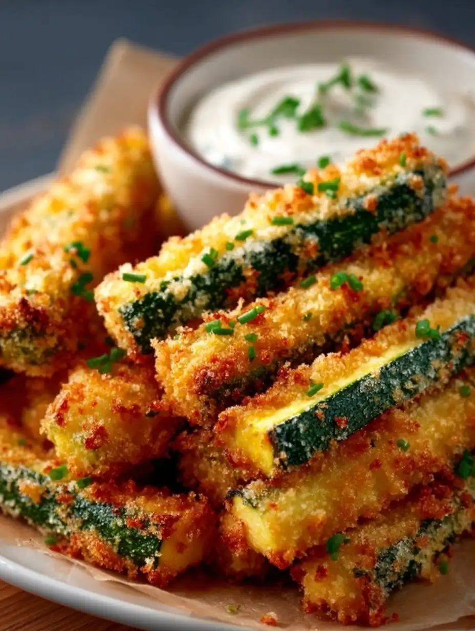 Crispy Baked Keto Zucchini Fries