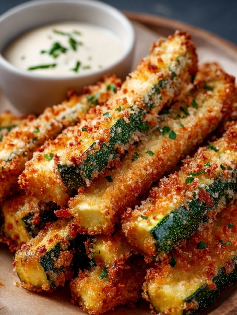 Crispy Baked Keto Zucchini Fries