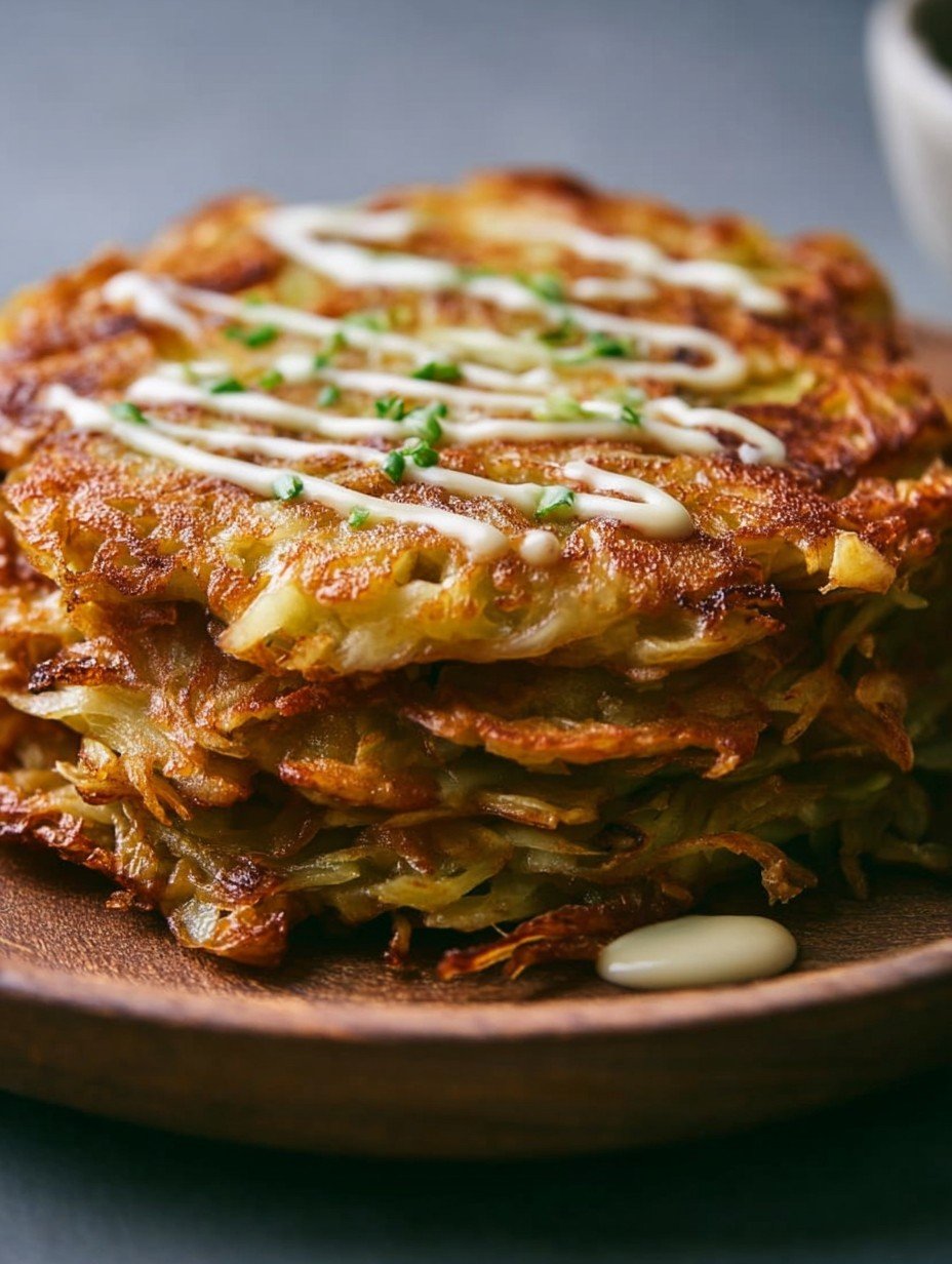 Crispy Cabbage Pancakes