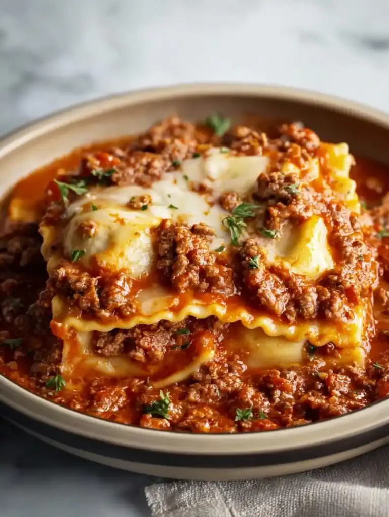 Crockpot Ravioli Lasagna: Easy, Flavor-Packed Slow Cooker Dinner