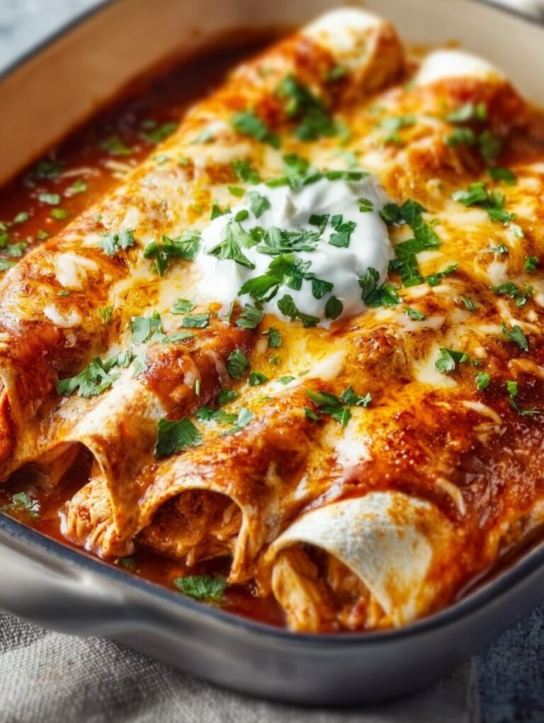 Delicious Chicken Enchiladas: My Go-To Comfort Meal Recipe