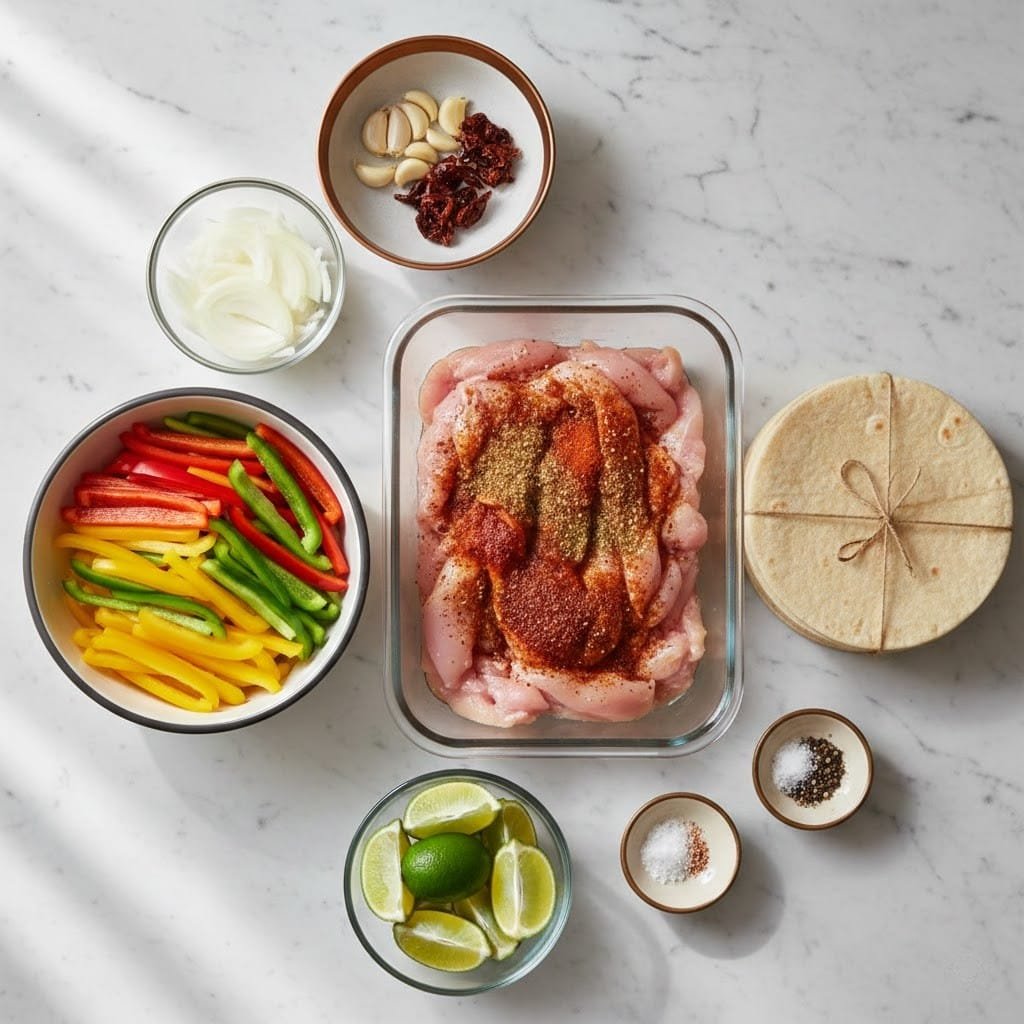 Easy Make-Ahead Chicken Fajitas Freezer Meal Prep