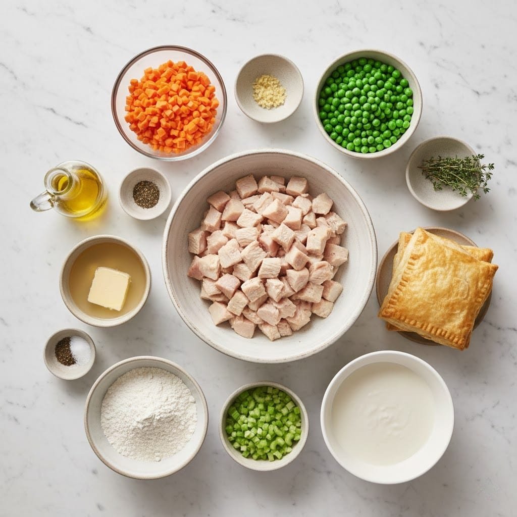 Easy Make-Ahead Chicken Pot Pie Freezer Meal Prep
