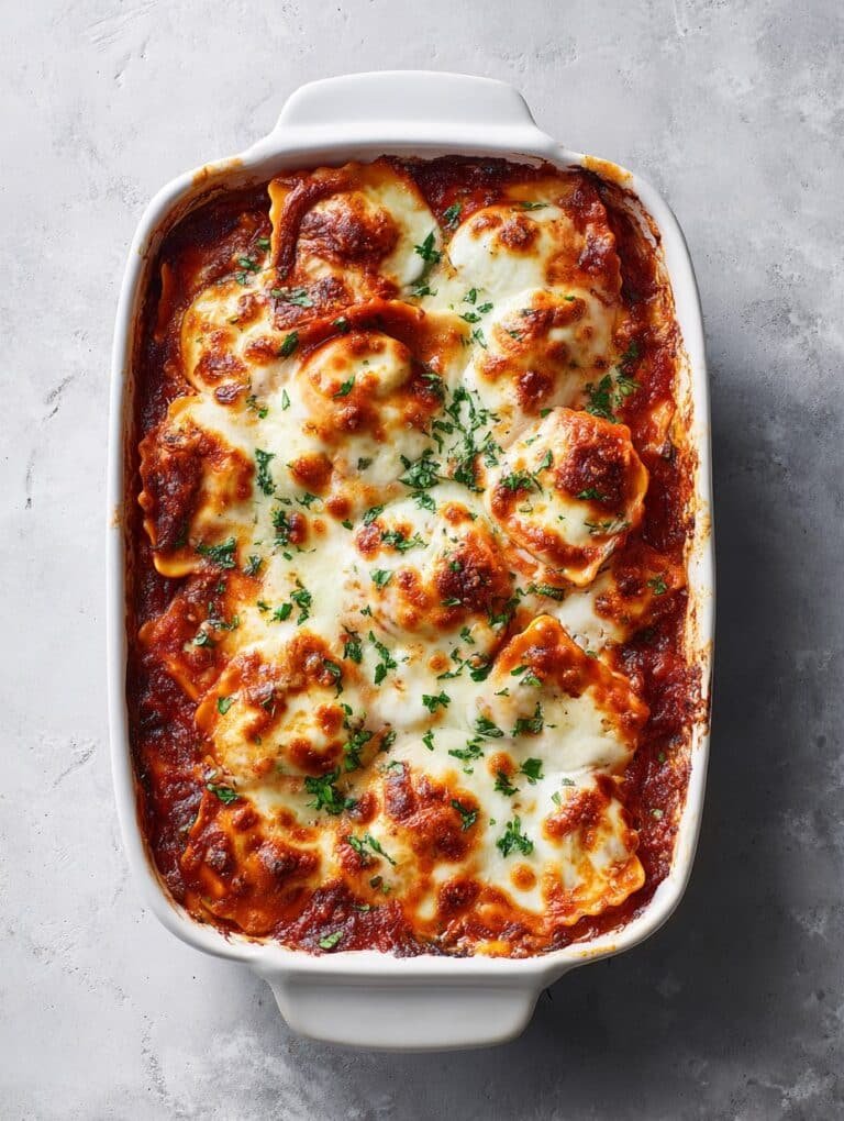 Easy Make-Ahead Ravioli Lasagna Freezer Meal Prep