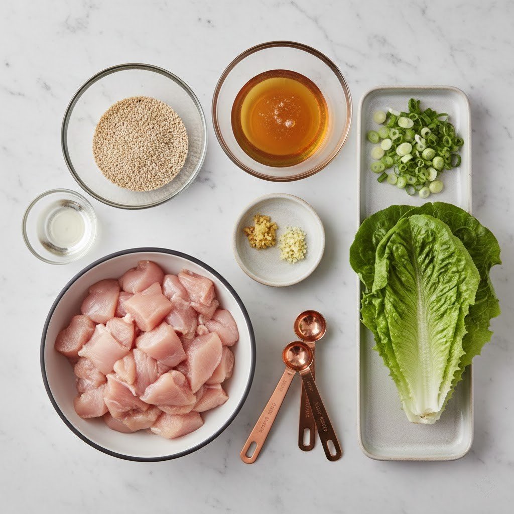 Easy Make-Ahead Sesame Honey Chicken Lettuce Cups (Freezer Meal)