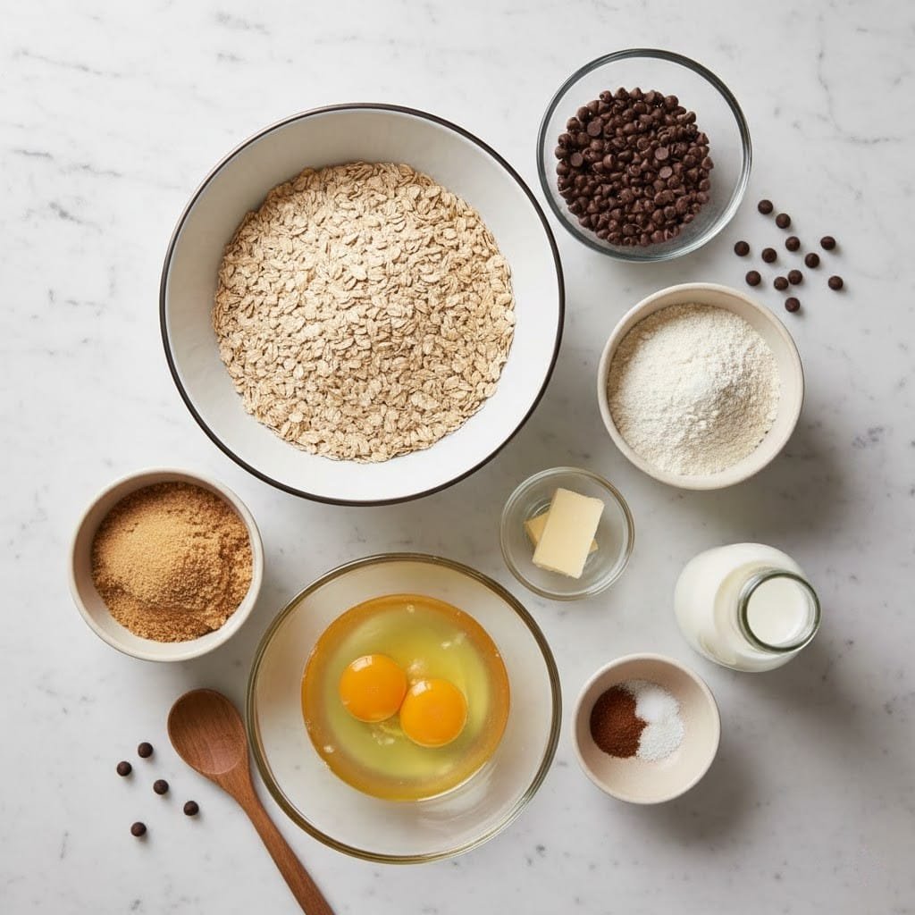 Fearless 3-Day Oatmeal Chocolate Chip Breakfast Muffins