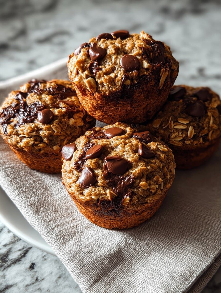 Fearless 3-Day Oatmeal Chocolate Chip Breakfast Muffins