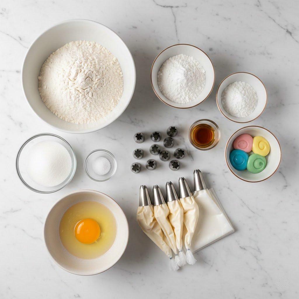 Floral Piped Sugar Cookies with Buttercream