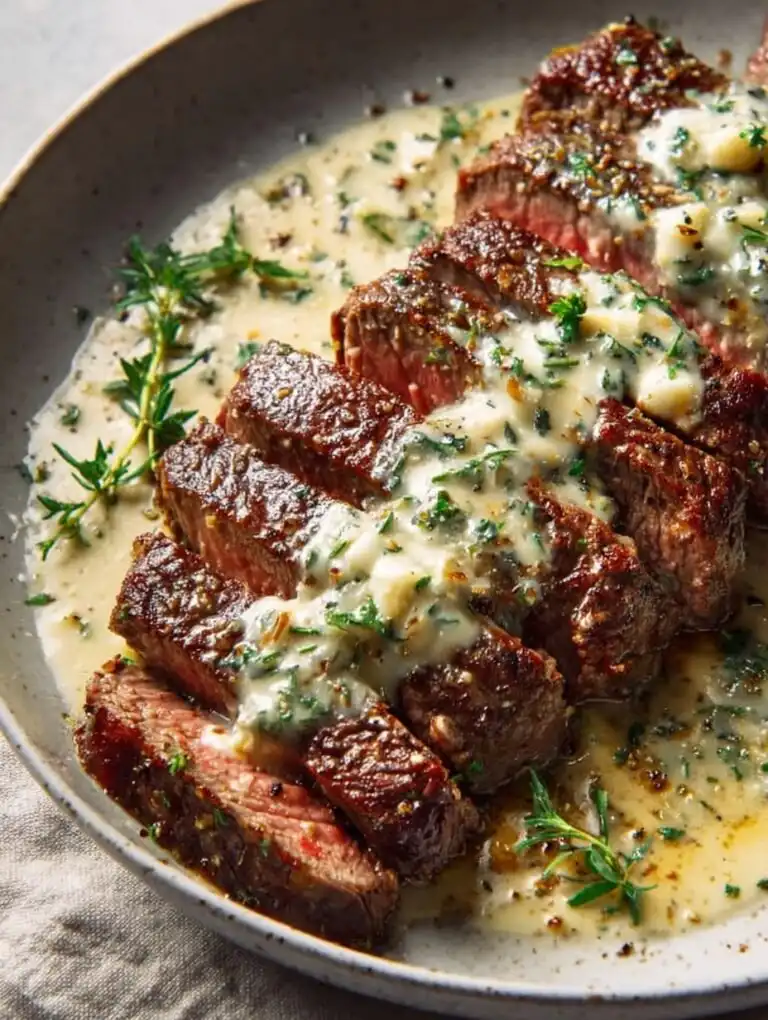Garlic Butter Steak With Parmesan Cream Sauce Recipe Guide