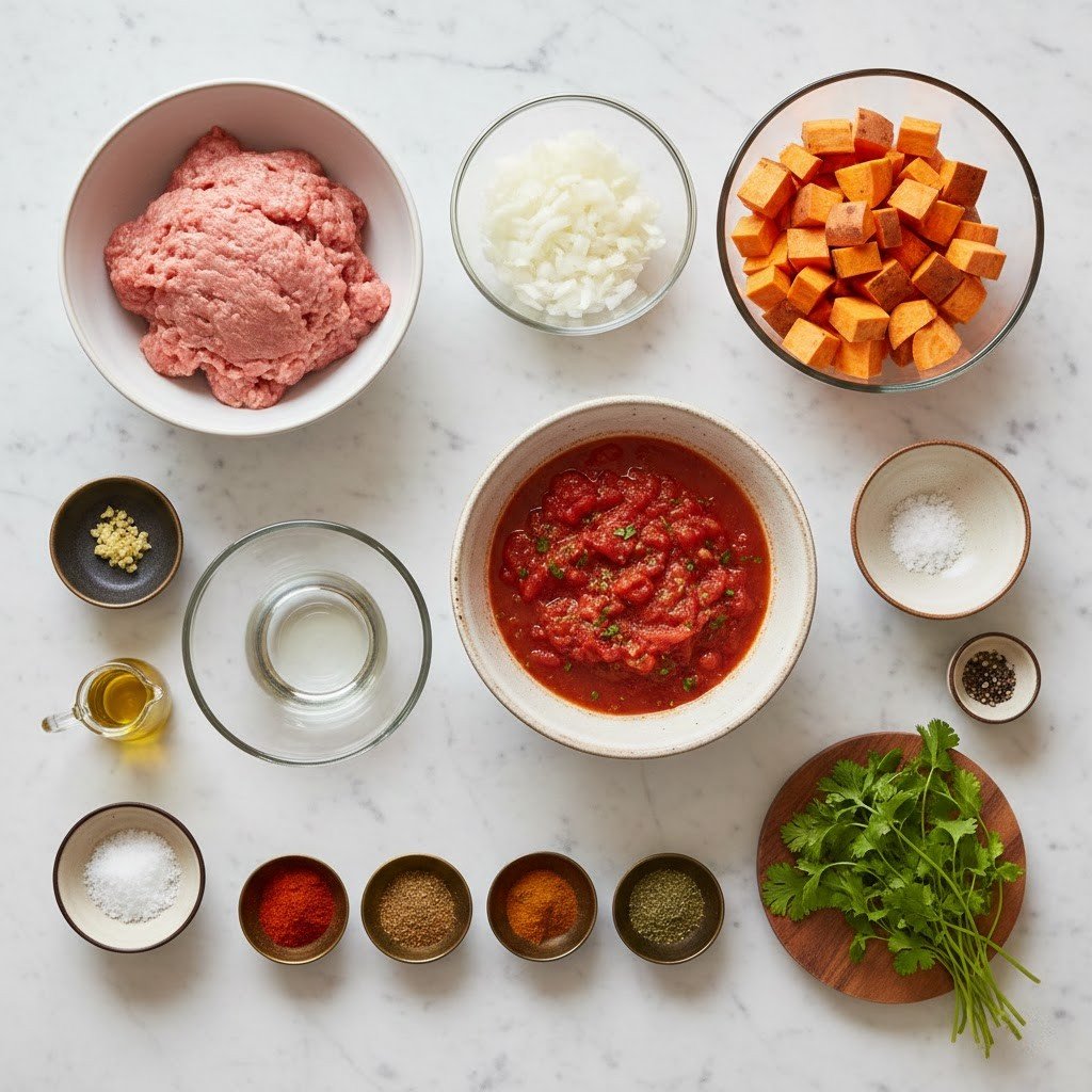 Ground Turkey Sweet Potato Skillet