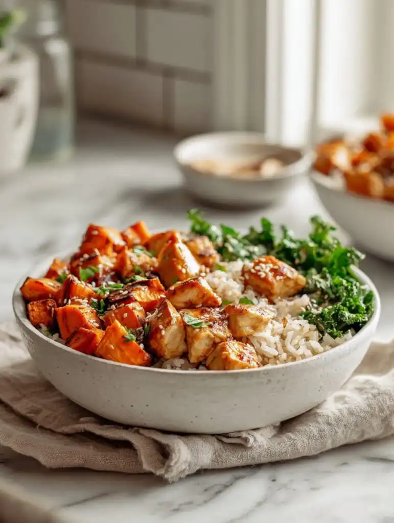 Healthy Chicken & Sweet Potato Rice Bowl Recipe Guide