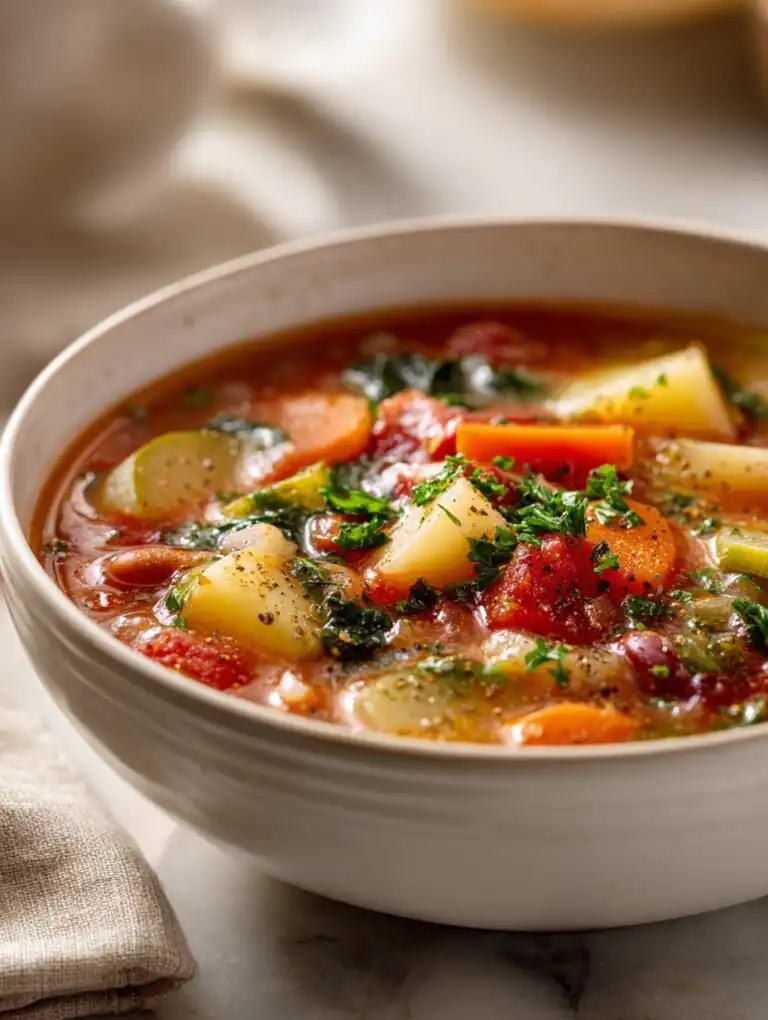 Hearty Minestrone Soup Recipe: Comfort in Every Spoonful