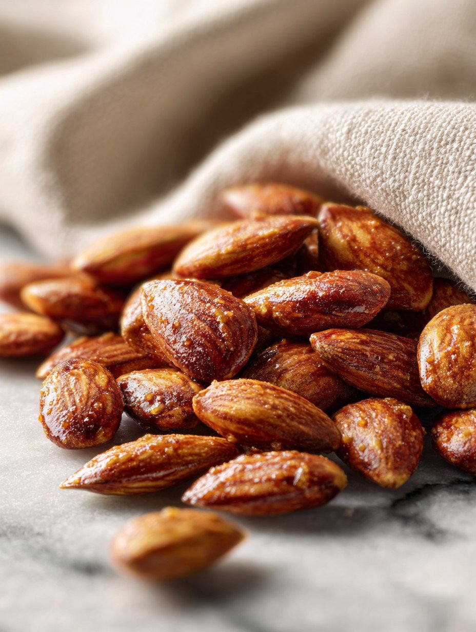 Honey Spiced Glazed Almonds